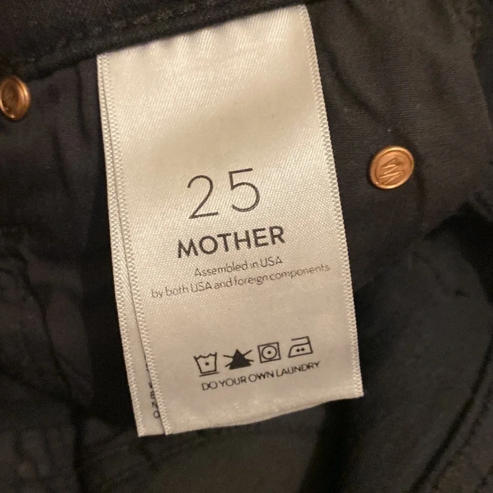 Mother stunner zip ankle step gray not guilty black jeans . Size 25. - Picture 11 of 15